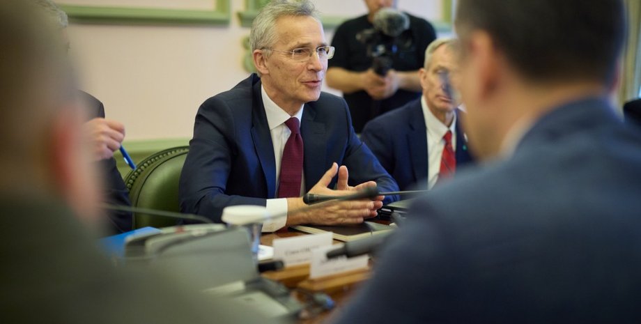 офис президента, киев, столтенберг, йенс столтенберг