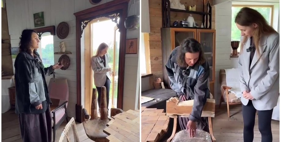 Лана Тесленко показывает свой дом из мусора