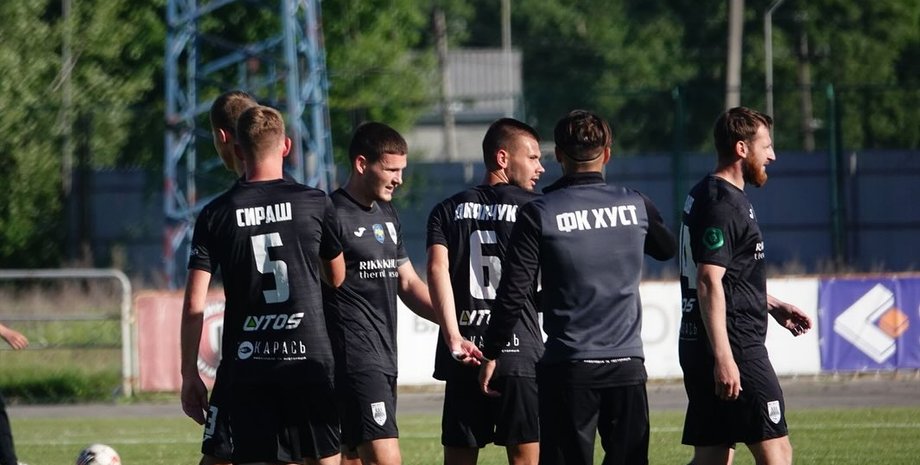 футболисты, футбол, ФК "Хуст"