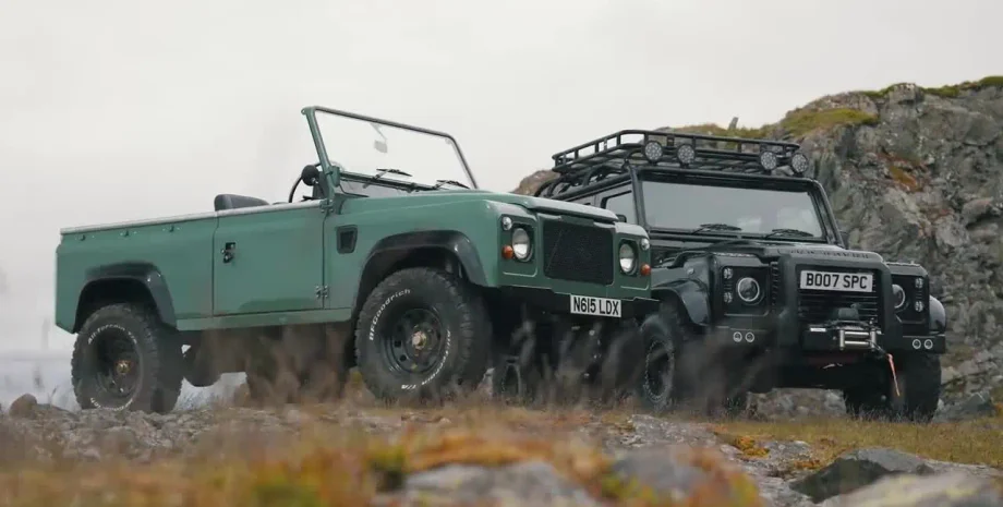 Електромобілі Land Rover Defender на базі Tesla