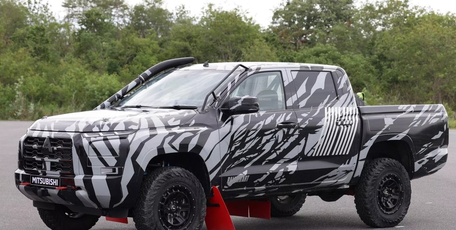 новый Mitsubishi L200, Mitsubishi L200 2024, Mitsubishi L200, пикап Mitsubishi L200