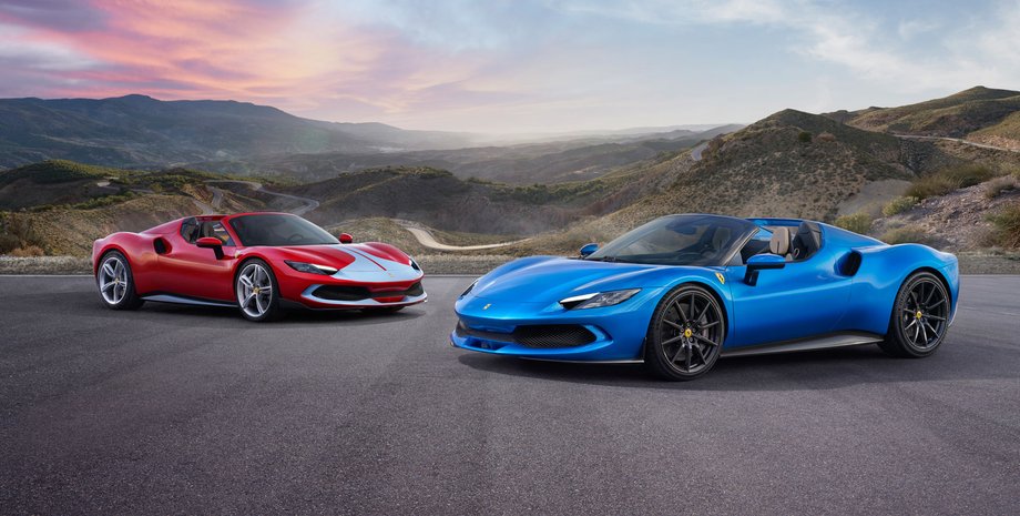 Ferrari 296 GTS, новый Ferrari 296 GTS, суперкар Ferrari, гибрид Ferrari