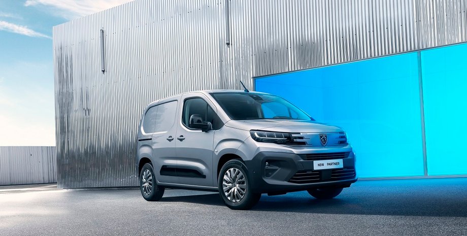 Peugeot Parnter 2024, Peugeot Parnter, Электромобиль Peugeot, Peugeot e-Partner