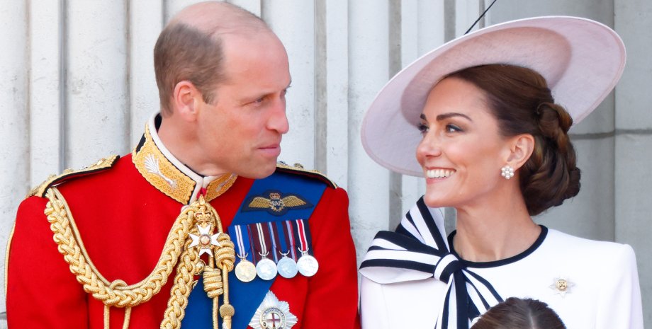 Принц Уильям и Кейт Миддлтон, Trooping the Colour, парад короля, принцесса уэльская, кейт миддлтон рак