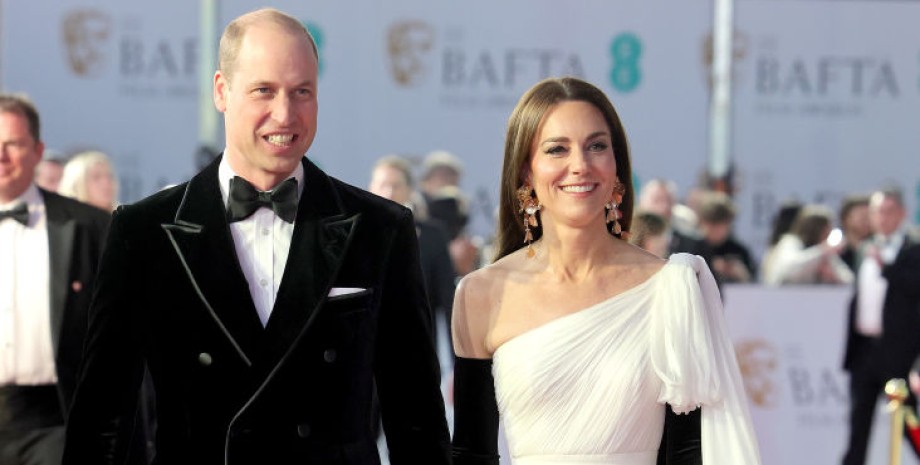 Принц Уильям, Кейт Миддлтон, церемония BAFTA