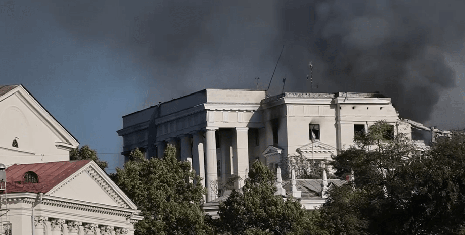 Удар по штабу ЧФ РФ, Крым, атака, взрывы