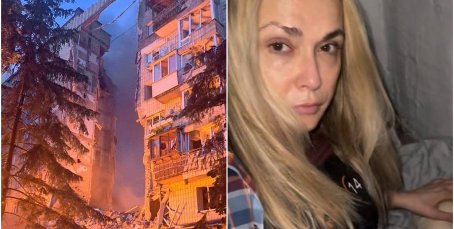 Последствия обстрела Киева 17 июня