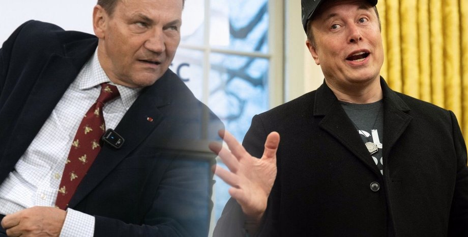 Радослав Сикорский, Илон Маск