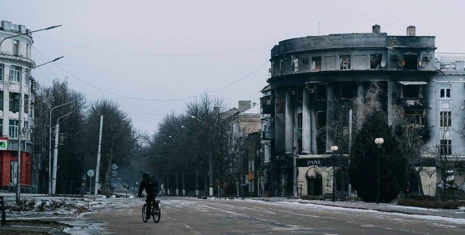 Війна, руйнування, Бахмут, фото
