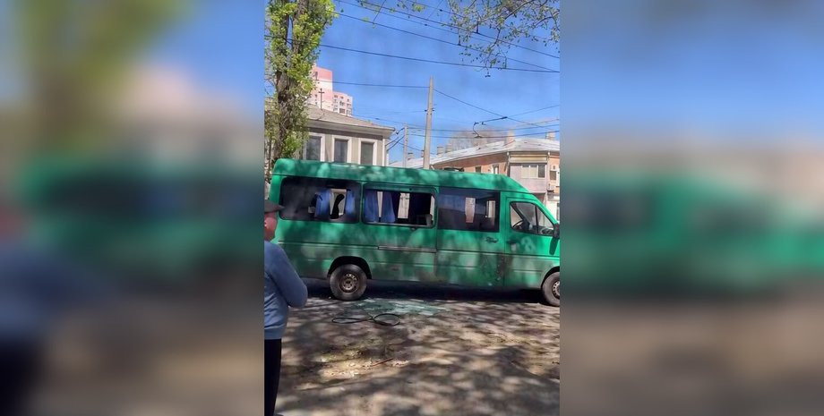 В Одесі напали на бус ТЦК
