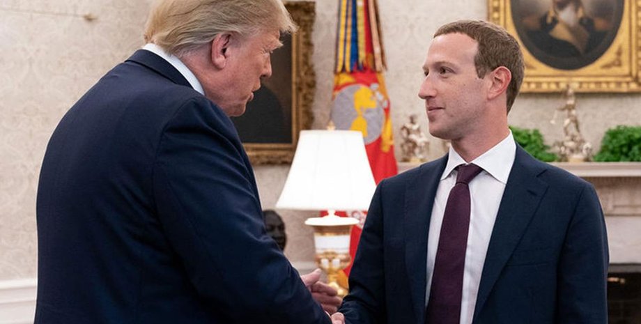Дональд Трамп, Марк Цукерберг