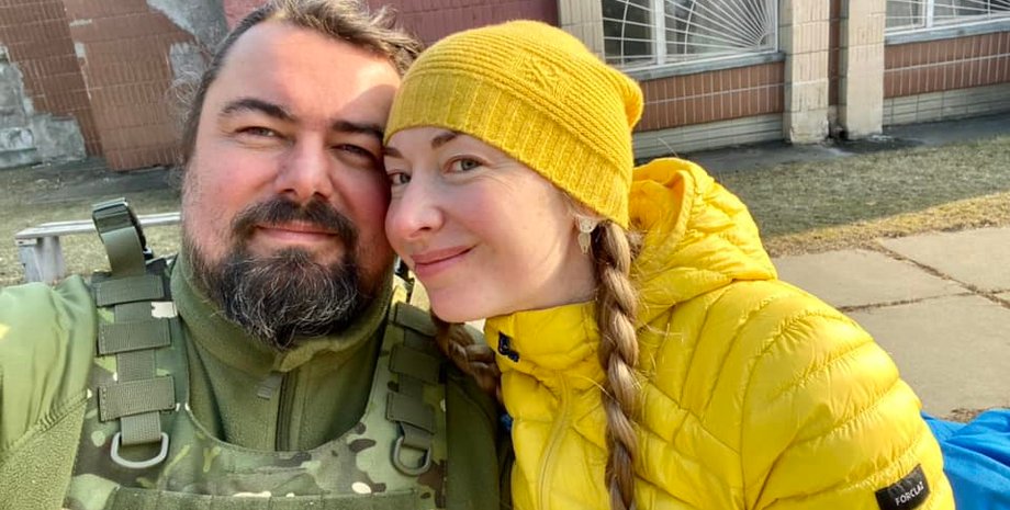 Володимир Чорний із дружиною Оленою Білецькою, фото