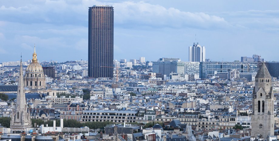 Башня Монпарнас, париж небоскреб