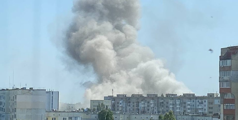 взрыв в Новой Каховке