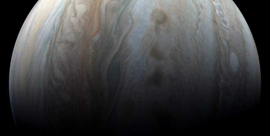 планета-гигант Юпитер, космос, фото