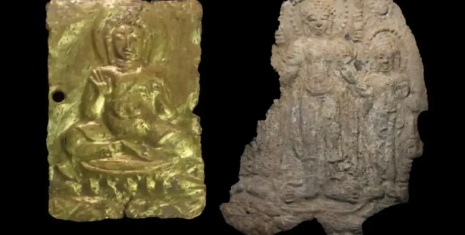 будда рельєф артефакт золото зображення бог божество