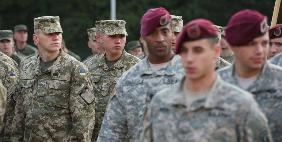 Военнослужащие, солдаты, Украина, США, учения, помощь, война в Украине