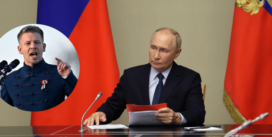 Петер Мадьяр и Владимир Путин