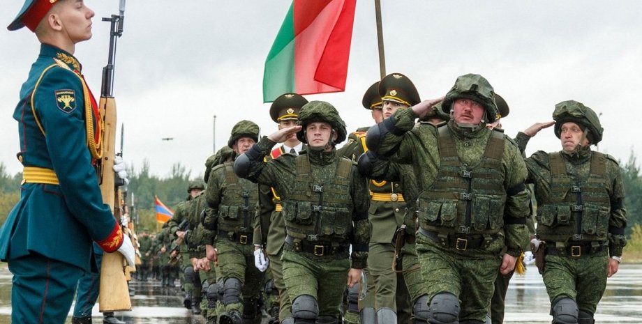 армія, солдати, Білорусь, прапор