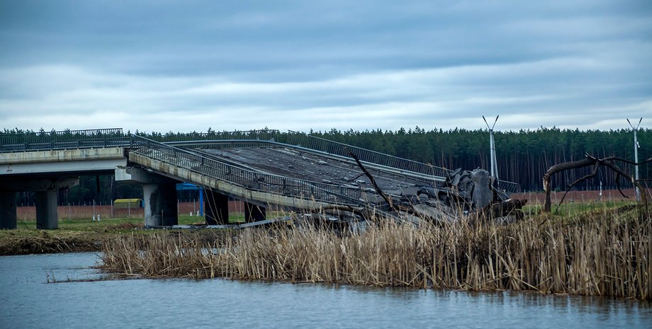 руйнування, війна, міст