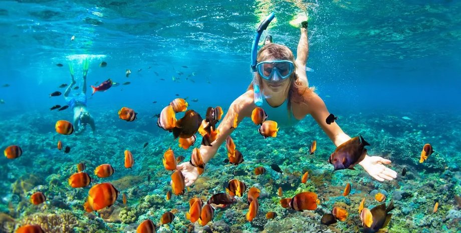 океан, плавание с аквалангом, океан аллергия