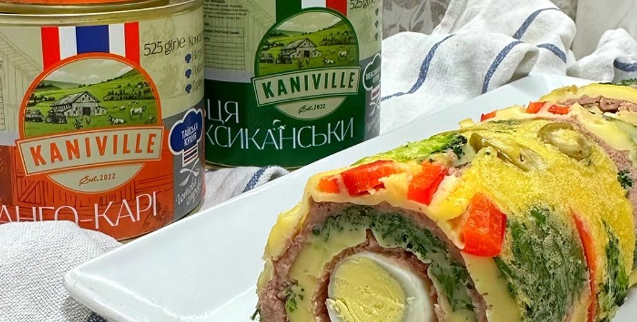 закусочный рулет, рецепт