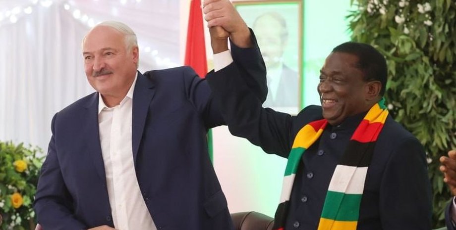 Подарунки Лукашенку для президента Зімбабве