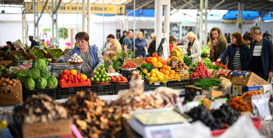ринок, овочі, ціни на продукти, ціни на овочі, ціни на фрукти, молочна продукція ціни, свинина ціни, курка ціни, яловичина ціни, інфляція в Україні