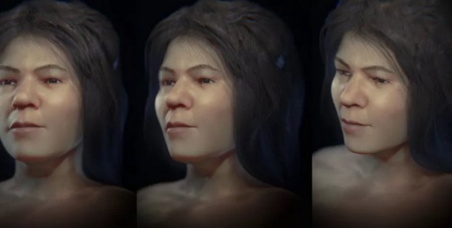реконструкция лица, древняя женщина