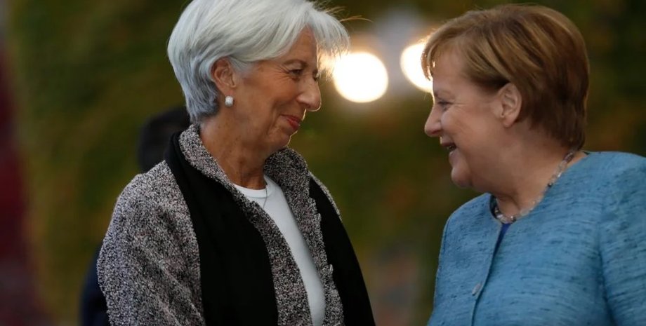 Кристин Лагард, Ангела Меркель