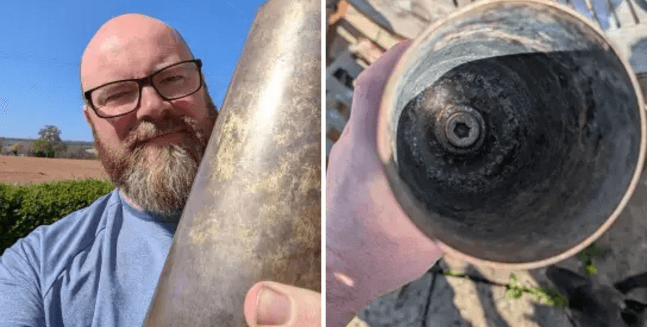 Чоловік знайшов снаряд, снаряд часів Другої світової війни, бомба, снаряд без вибухівки, небезпечна знахідка, знайшов у саду снаряд, евакуювали район, сапери