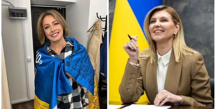 Олена Зеленська та Олена Кравець