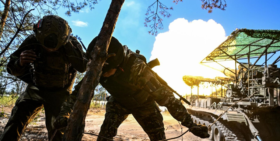 Российские оккупанты / архивное фото Бойцы ВС РФ