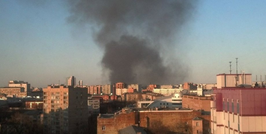 Взрыв, Мелитополь, Запорожская область, оккупация, война в Украине, фото