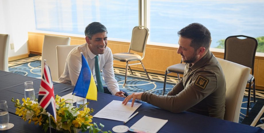 Володимир Зеленський, Ріші Сунак