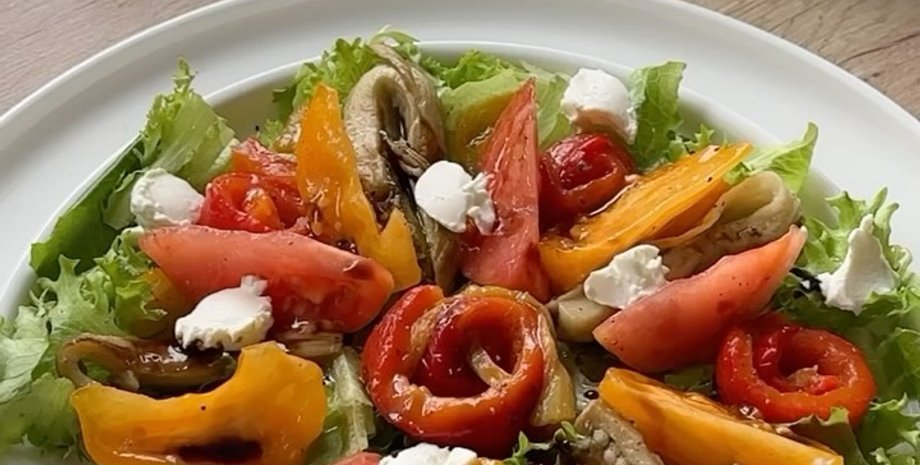 салат с овощами