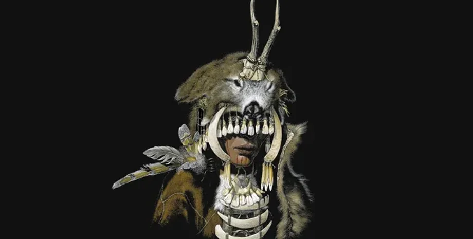 археологи, археология, Германия, шаманка, захоронение, женщина, Европа, головной убор, маска, скелет