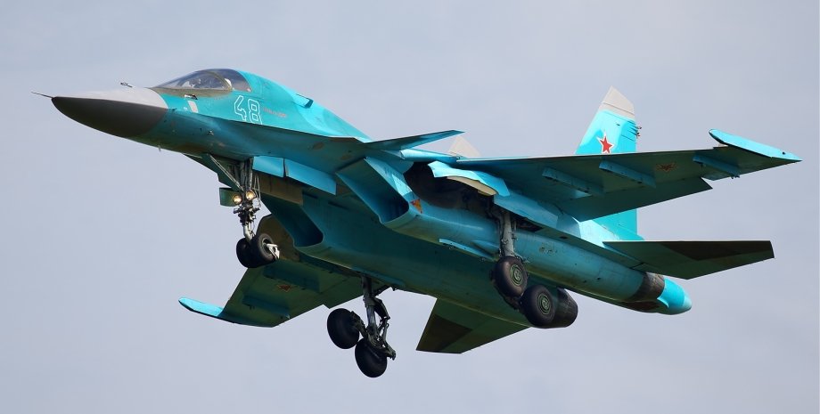Винищувач Су-34, авіація РФ, літак, Су-34