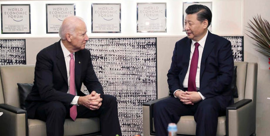 Джо Байден и Си Цзиньпин
