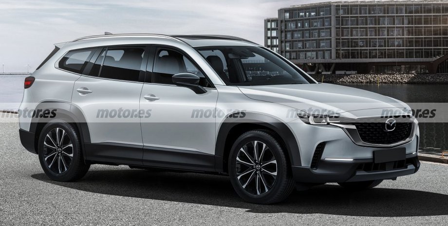 Mazda CX-80, новая Mazda CX-80, кроссовер Mazda CX-80, кроссовер Mazda