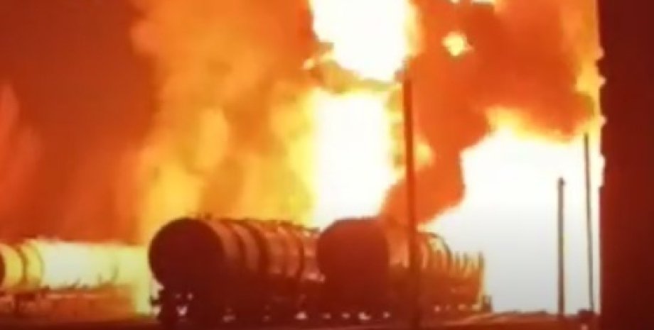Пожар на станции Мушкетово, обстрел донецка, взрыв в донецке