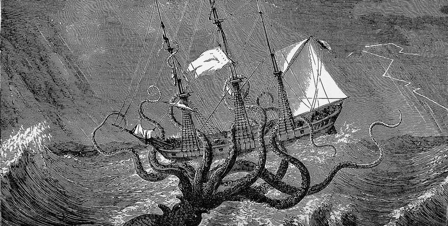 нападение на корабли морские чудища