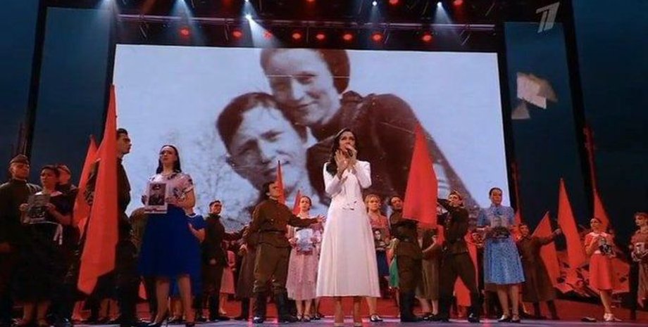 Первый канал, концерт ко Дню Победы, Бонни и Клайд