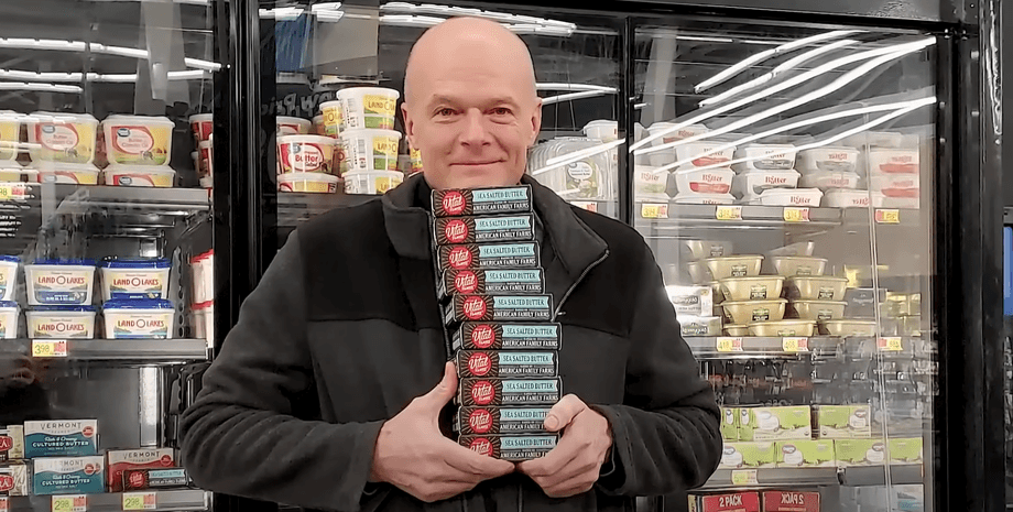 Мужчина съел 100 столовых ложек сливочного масла, сливочное масло, Стэн Экберг, доктор, необычный эксперимент, результат эксперимента