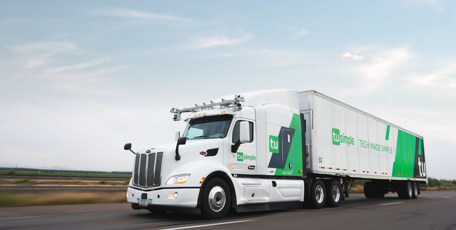 TuSimple, автономные грузовики, беспилотный грузовик, испытания беспилотника, грузовики TuSimple