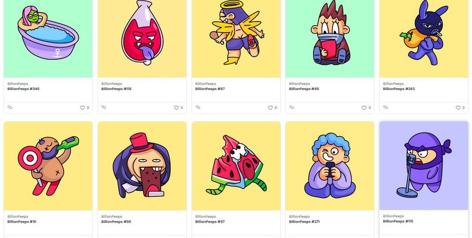 BillionPeeps, Gismart, NFT
