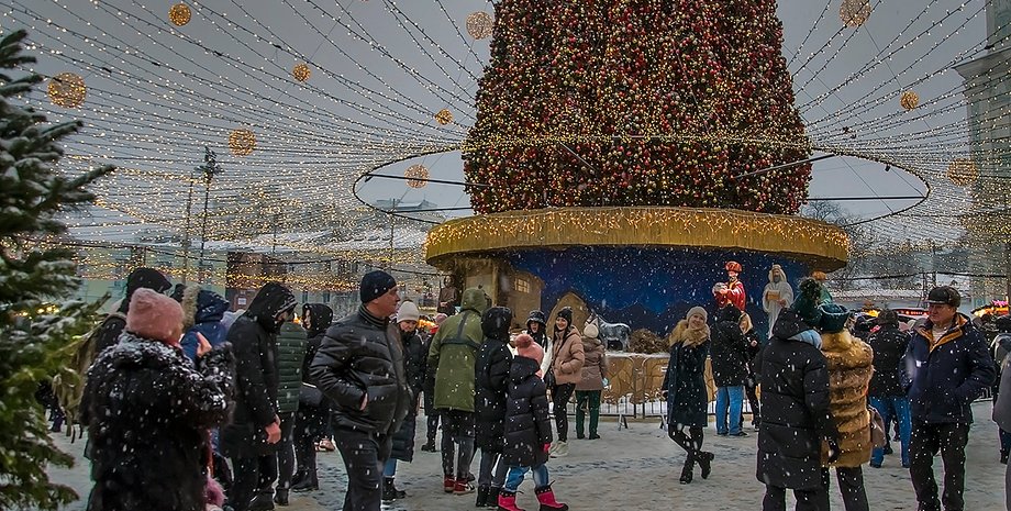 елка киев, новый год, рождество