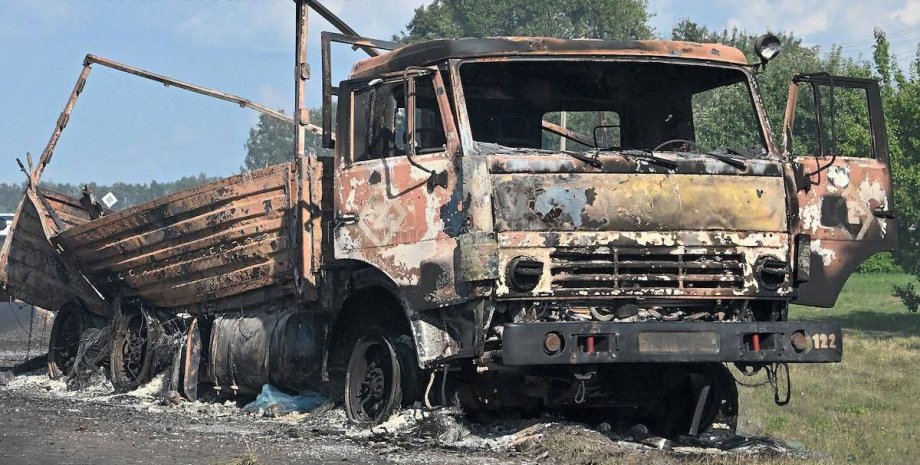 Уничтожена военная техника РФ в Курской области Уничтожена военная техника РФ в Курской области