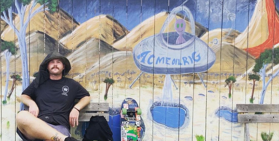 том друри, шахтер, австралия, скейтбордист