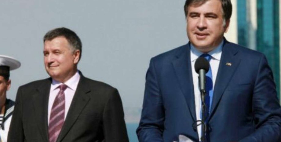 Арсен Аваков и Михаил Саакашвили / Фото: hromadskeradio.org